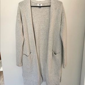 Old Navy long cardigan cream colour
